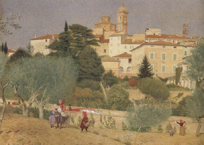 Joseph E.Southall In Tuscany oil painting picture